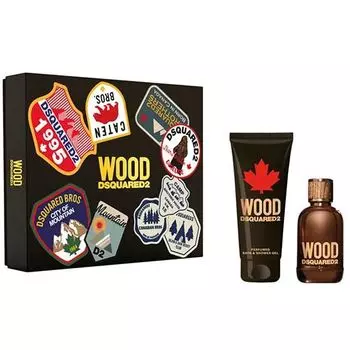 Dsquared2 Wood Pour Homme мужской набор: туалетная вода, 100 мл + гель для душа, 150 мл