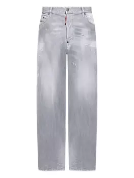 DSQUARED2 выцветшие джинсы, серый