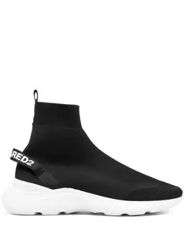 Кеды Dsquared2 With Logo, черный/белый
