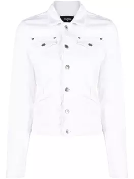 Dsquared2 жакет на пуговицах с длинными рукавами, белый