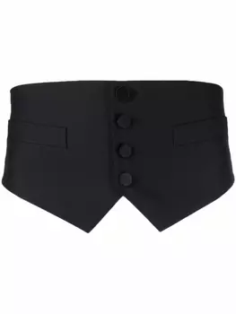Dsquared2 жилет на пуговицах, черный