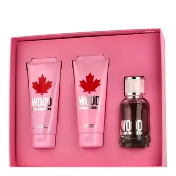 Dsquared Wood pour Femme Body Lotion & Shower Gel Set 50ml-100ml-100ml Dsquared2