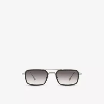 DTS134-53-01-Z Flight008 солнцезащитные очки-авиаторы прямоугольной формы из ацетата и титана Dita, серый