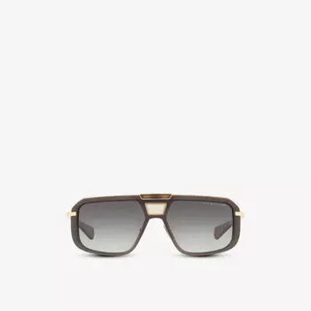 DTS400-A-01-Z Солнцезащитные очки Mach-Eight прямоугольной формы из ацетата и титана Dita, серый