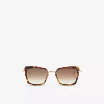 DTS405 Солнцезащитные очки Perplexa в ацетатной оправе-бабочке Dita, коричневый