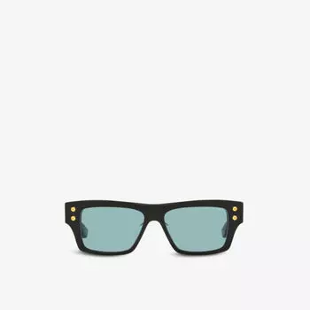 DTS407 Солнцезащитные очки Grandmaster-Seven в прямоугольной оправе из ацетата ацетата Dita, черный