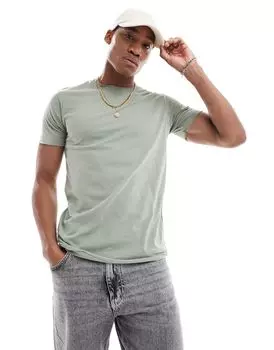 DTT – мятная футболка с необработанным краем Don't Think Twice