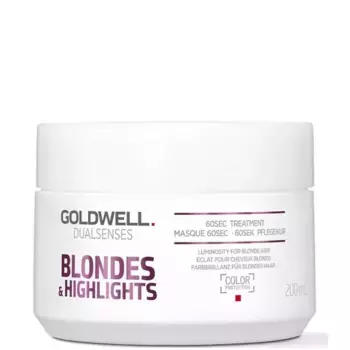 Dualsenses Blonde and Highlighting Средство против желтого цвета, 60 секунд, 200 мл Goldwell