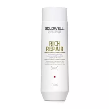 Dualsenses Rich Repair Восстанавливающий шампунь 100 мл, Goldwell