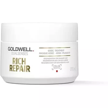 Dualsenses Rich Repair восстанавливающее средство 60 секунд для сухих и поврежденных волос, 200 мл, Goldwell