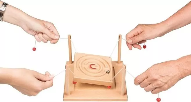 Дуэт-трек, сотрудничество, аркадная игра, Гоки Goki