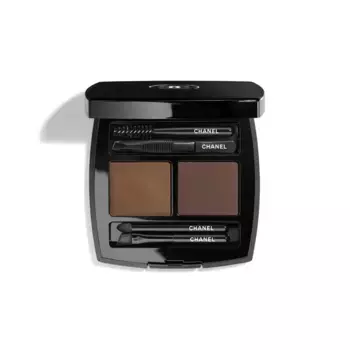 Дуэт воска и пудры для бровей с аксессуарами LA PALETTE SOURCILS Chanel, цвет medium