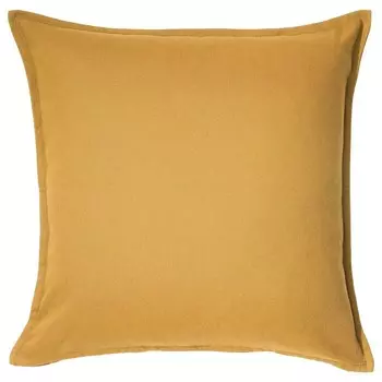 Дубль Чехол на подушку, золотисто-желтый, 50х50 см, GURLI IKEA