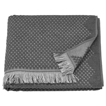 Дубль Полотенце для ванной, темно-серый, 70x140 см, FJALLSTARR IKEA