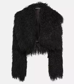 Дубленка David Koma, черный