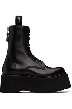 Дубленые ботинки Double stack R13, черный