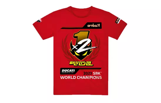 Ducati Футболка унисекс красные