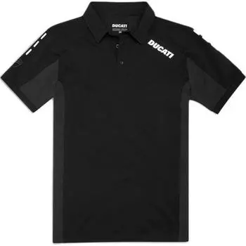Ducati Рубашка поло унисекс черные