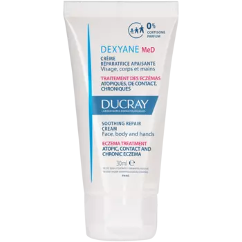 Ducray Dexyane успокаивающий и регенерирующий крем для лица, 30 мл