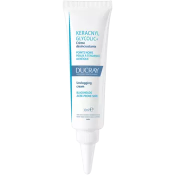 Ducray Keracnyl Glycolic Разблокирующий крем для лица, 30 мл