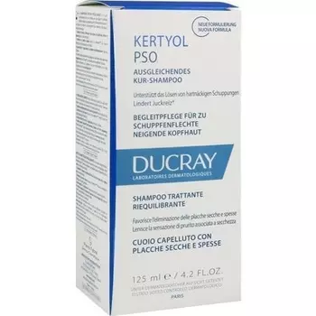 Ducray Kertyol Pso Шампунь 125 мл Pierre Fabre Dermo Kosmetik