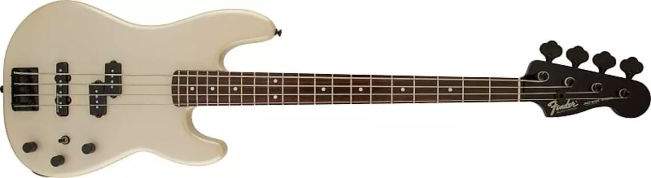 Duff McKagan Precision Bass, накладка на гриф из палисандра, жемчужно-белый Fender Duff McKagan Precision Bass, Fingerboard, White