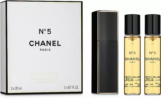 Парфюмерная вода Chanel N°5 Twist And Spray, 3х20 мл