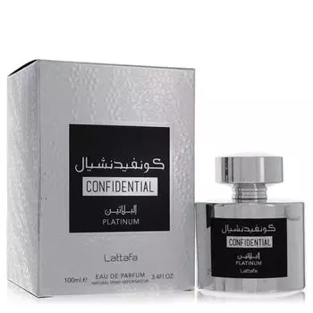 Духи Confidential Platinum Eau De Parfum Lattafa, 100 мл