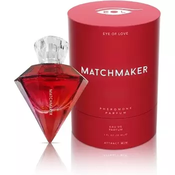 Духи Eye Of Love Matchmaker с феромонами Red Diamond, чтобы привлечь его, 30 мл, Eol Eye Of Love