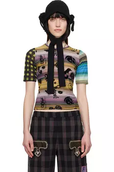 Дюк футболка с коротким рукавом сетчатая Chopova Lowena, мультиколор