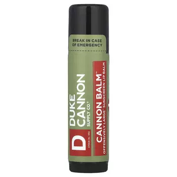 Duke Cannon Supply Co., Cannon Balm , солнцезащитный бальзам для губ Offensively Large , SPF 15, 17 г (0,56 унции)