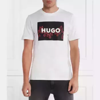 Dulive_U241 Футболка обычного кроя Hugo, белый