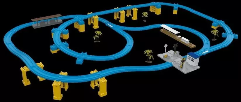 Dumel, аксессуары для расширения железнодорожных путей, комплект