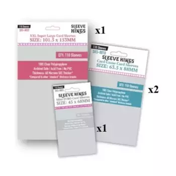 Dune — комплект нарукавников, совместимых с Imperium, Card Sleeve Bundles for Games