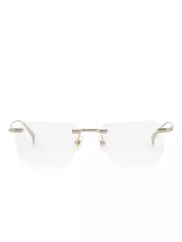 Dunhill очки без оправы, золотистый