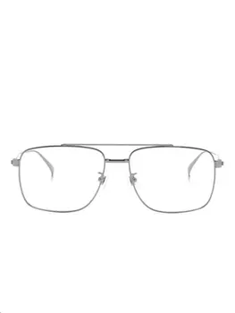 Dunhill очки-пилоты, серебристый