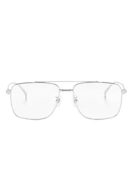 Dunhill очки-пилоты, серебристый