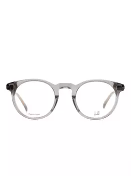 Dunhill очки в круглой металлической оправе, серый