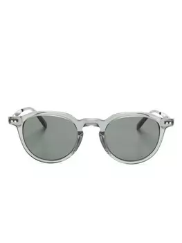 Dunhill солнцезащитные очки в круглой оправе, серый