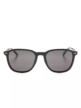 Dunhill солнцезащитные очки в квадратной оправе, черный