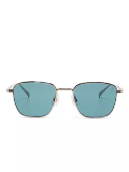 Dunhill солнцезащитные очки в квадратной оправе, серебряный