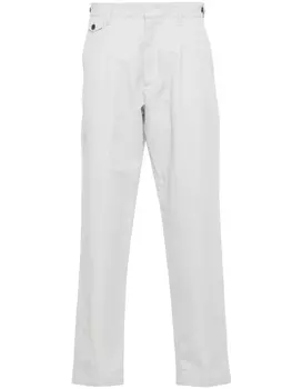 Dunhill зауженные брюки чинос, серый