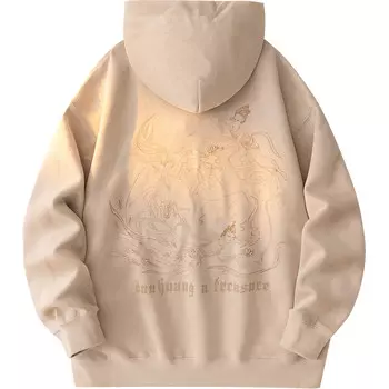 Dunhuang Fine Arts Institute Толстовка унисекс DUNHUANG ART INSTITUTE, Розовый [на флисовой подкладке]