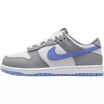 Dunk Kids' Скейтбординг Обувь Дети Nike, серый/синий
