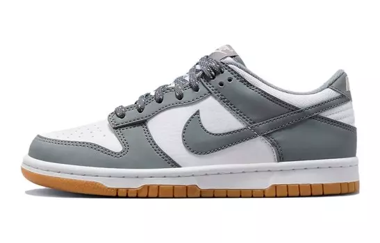 Dunk Low светоотражающий серый GS Nike