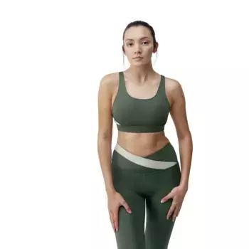 Duo Born Living Yoga Женский топ, темно-зеленый