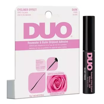 Duo Клей для полосканий с биотином розовой воды, 5 г. Черный, Black