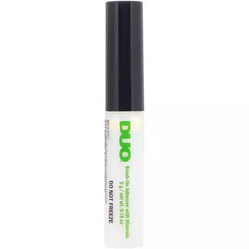 DUO, Клей с кисточкой для накладных ресниц, белый/прозрачный, 5 г
