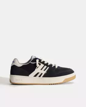 Duomo мужские низкие кожаные кроссовки в форме шлема Hoff, черный