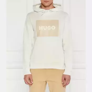 Duratschi223 толстовка стандартного кроя Hugo, экрю